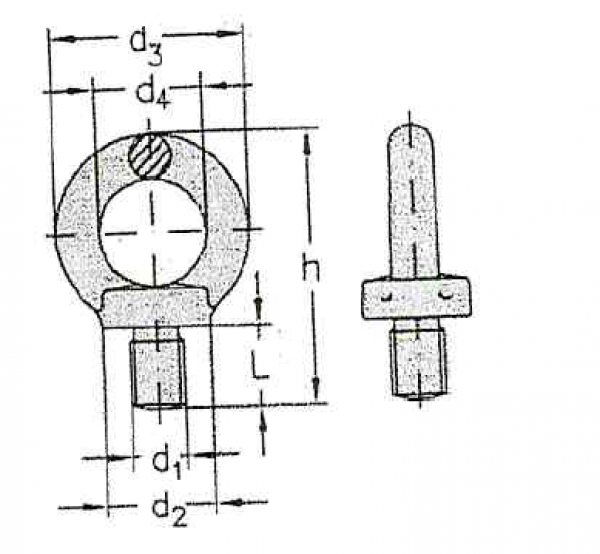 Ringschraube M12 C 15 E Nr.430302